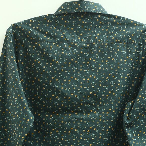 BONOBOS Everyday Men's Shirt Floral Printed Long Sleeve Tailored Fit M 283379 - Picture 9 of 11